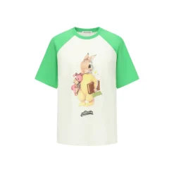 Alexia Sandra Big Rabbit Raglan Tee Green