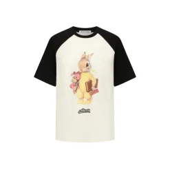 Alexia Sandra Big Rabbit Raglan Tee Black