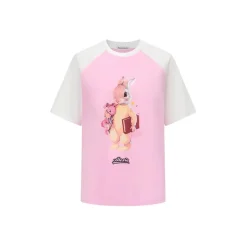 Alexia Sandra Big Rabbit Raglan Tee Pink