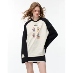 Alexia Sandra Four Rabbits Raglan L/S Tee Black