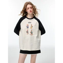 Alexia Sandra Four Rabbits Raglan L/S Tee Black