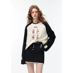 Alexia Sandra Four Rabbits Raglan L/S Tee Black