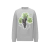 Alexia Sandra Fruit Paradise Star Printed Drop Shoulder Sweater Gray