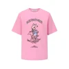 Alexia Sandra Graffiti Wooden Horse Printed T-Shirt Pink