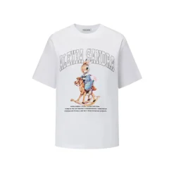 Alexia Sandra Printed Trojan Rabbit T-Shirt White