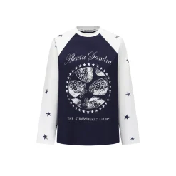 Alexia Sandra Strawberry Star Printed Raglan L/S Tee