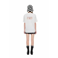 Alexia Sandra Strawberry Club Printed Polka Dots T-Shirt White