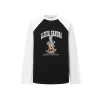Alexia Sandra Trojan Rabbit Printed Raglan L/S Tee Black
