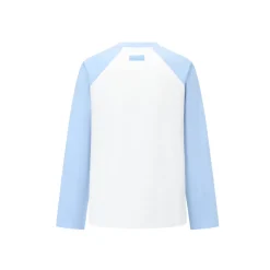 Alexia Sandra Trojan Rabbit Printed Raglan L/S Tee Blue