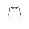 Ann Andelman Crystal Vest White