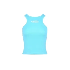 Ann Andelman Logo Printed Tank Vest Blue