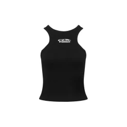 Ann Andelman Logo Printed Tank Vest Black