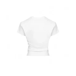 Ann Andelman Small Logo Stacking Slim Tee White