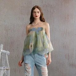 Arte Pura Green Render Tube Top