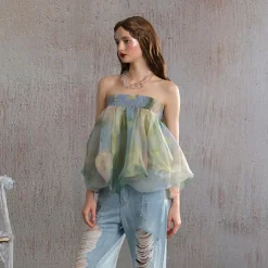 Arte Pura Green Render Tube Top
