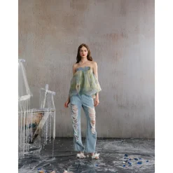 Arte Pura Green Render Tube Top