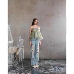 Arte Pura Green Render Tube Top