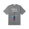 Charlie Luciano Marionette Printed T-Shirt Washed Grey