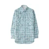 Charlie Luciano Tweed Over Shirt Blue/Grey