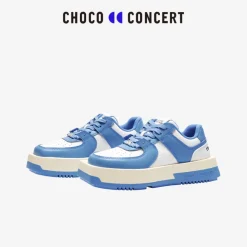 Choco Concert Mis-Matched Square Toe Sneaker Blue