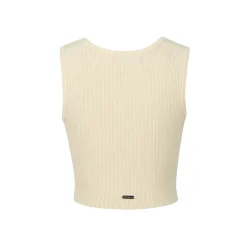 13De Marzo Bear Basic Knit Tank Vest Beige
