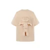 13De Marzo Bear Embossment Tee Beige