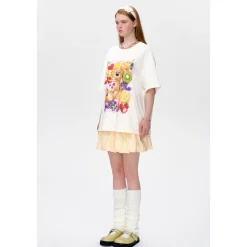 13De Marzo Bear Fruit Printed T-Shirt White