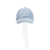 13De Marzo Bear Lace Washed Denim Cap Blue
