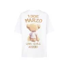 13De Marzo Bear Painting Pocket T-Shirt White