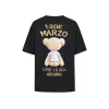 13De Marzo Bear Painting Pocket T-Shirt Black