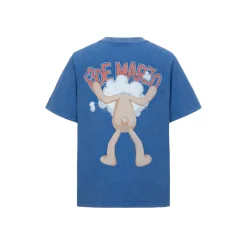 13De Marzo Bear Through Printed T-Shirt Dark Blue