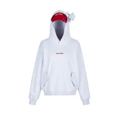 13De Marzo Color Blocked Detachable Cap Loose Hoodie