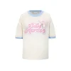 13De Marzo Color Blocked Logo Hollow Out Knit Top