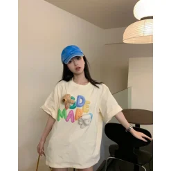 13De Marzo Doozoo Balloon Logo T-Shirt Beige