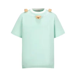 13De Marzo Doozoo Collar Embroidered Logo T-Shirt Green