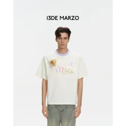 13De Marzo Doozoo Crayon Logo T-Shirt White