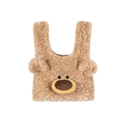 13De Marzo Doozoo Fuzzy Bag Khaki