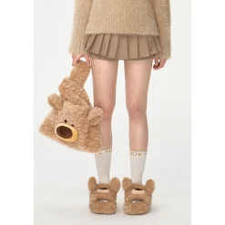 13De Marzo Doozoo Fuzzy Bag Khaki