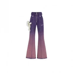 13De Marzo Doozoo Gradient Color Jeans Purple
