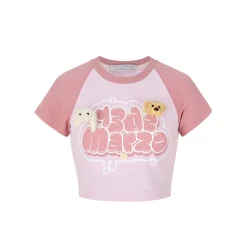 13De Marzo Doozoo Graffiti Logo Top Pink