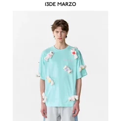 13De Marzo Doozoo Heart Luminous Tee Blue
