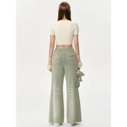 13De Marzo Doozoo Hollow Out Knit Top Beige