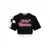 13De Marzo Doozoo Sheriff Layered Top Black