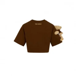 13De Marzo Doozoo Sheriff Layered Top Brown