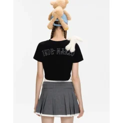 13De Marzo Doozoo Shoulder Bear Top Black