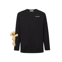 13De Marzo Doozoo Sleeve Bear L/S T-Shirt Black