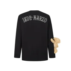 13De Marzo Doozoo Sleeve Bear L/S T-Shirt Black