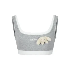 13De Marzo Fake-2-Piece Tank Top Grey