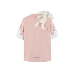 13De Marzo Flame Baseball Shirt Pink