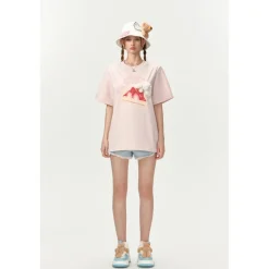 13De Marzo Flavor Cake T-Shirt Pink